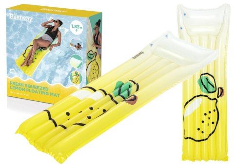 Materac dmuchany Best Way Cytrynka 183 x 69 cm (21680/44122) Best Way Materac dmuchany Best Way Cytrynka 183 x 69 cm (21680/44122) Best Way