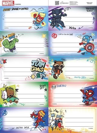 Naklejka na zeszyt Beniamin Avengers Beniamin