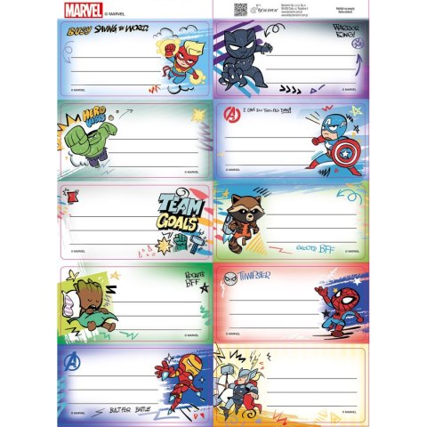 Naklejka na zeszyt Beniamin Avengers Beniamin Naklejka na zeszyt Beniamin Avengers Beniamin