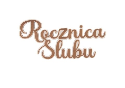 Ozdoba drewniana Sadpex ROCZNICA ŚLUBU DRS15B (5SZT) Sadpex Ozdoba drewniana Sadpex ROCZNICA ŚLUBU DRS15B (5SZT) Sadpex
