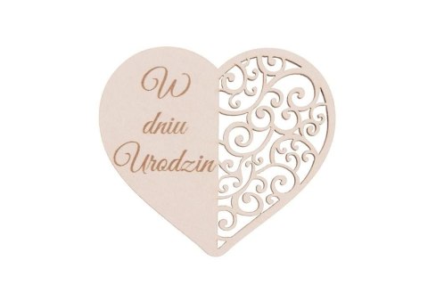 Ozdoba drewniana Sadpex URODZINY DNS15B (5 SZT) Sadpex Ozdoba drewniana Sadpex URODZINY DNS15B (5 SZT) Sadpex