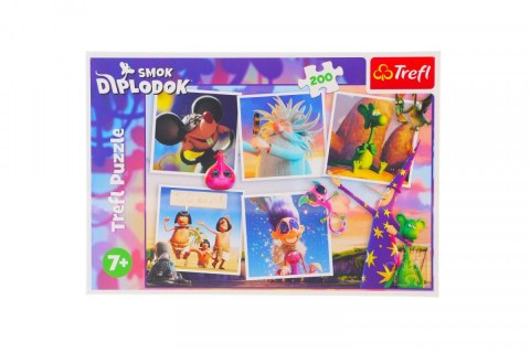 Puzzle Trefl Przygody Smoka Diplodoka 200 el. (13322) Trefl Puzzle Trefl Przygody Smoka Diplodoka 200 el. (13322) Trefl