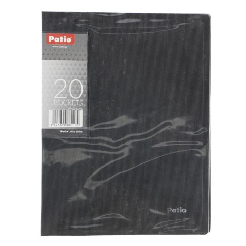 Teczka ofertowa Patio A5 kolor: czarno-pomarańczowy 20 kieszeni (PAT2232/N/01) Patio Teczka ofertowa Patio A5 kolor: czarno-pomarańczowy 20 kieszeni (PAT2232/N/01) Patio
