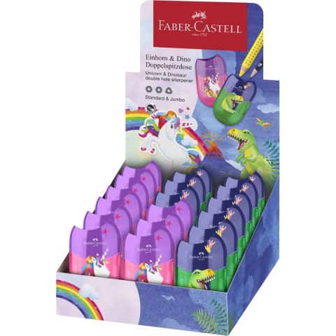 Temperówka Faber-Castell jednorożec i dinozaury (183551 FC) Faber-Castell Temperówka Faber-Castell jednorożec i dinozaury (183551 FC) Faber-Castell