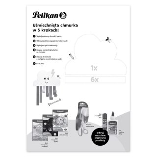 Blok rysunkowy Pelikan kreatywny premium A4 mix (9589011) Pelikan