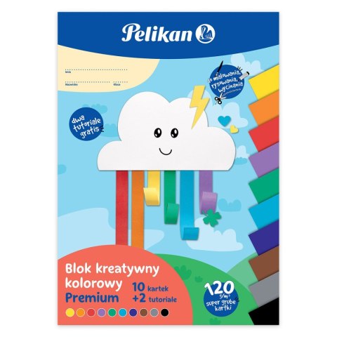 Blok rysunkowy Pelikan kreatywny premium A4 mix (9589011) Pelikan Blok rysunkowy Pelikan kreatywny premium A4 mix (9589011) Pelikan