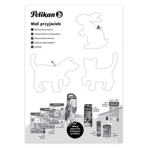 Blok rysunkowy Pelikan kreatywny premium czarny A4 czarny 10k (9589037) Pelikan Blok rysunkowy Pelikan kreatywny premium czarny A4 czarny 10k (9589037) Pelikan