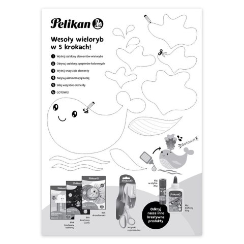 Blok rysunkowy Pelikan kreatywny premium pastelowy A4 mix (9589029) Pelikan Blok rysunkowy Pelikan kreatywny premium pastelowy A4 mix (9589029) Pelikan