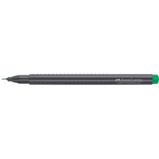 Cienkopis Faber Castell Grip Finepen 0,4 szmaragdowy 0,4mm 1kol. (FC151663) Faber Castell