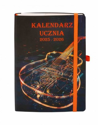 Kalendarz książkowy (terminarz) Antra UCZNIA GITARA A5 (2025/2026) Antra