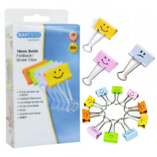 Klip Rapesco mix kolor SMILE 19mm mix Rapesco