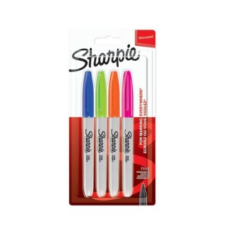 Marker permanentny Paper Mate 4szt mix okrągła końcówka Paper Mate