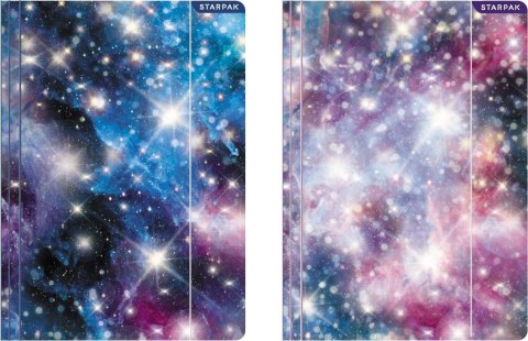 Teczka kartonowa na gumkę GALAXY A4 mix Starpak (512105) Starpak Teczka kartonowa na gumkę GALAXY A4 mix Starpak (512105) Starpak