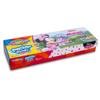 Farby plakatowe Patio Minnie kolor: mix 20ml 12 kolor. (90645) Patio