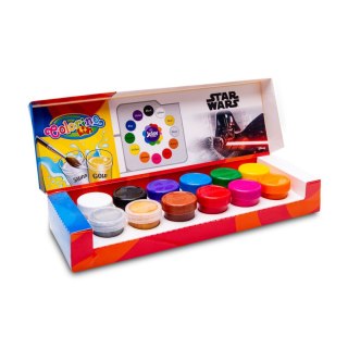 Farby plakatowe Patio Star Wars kolor: mix 20ml 12 kolor. (89489) Patio