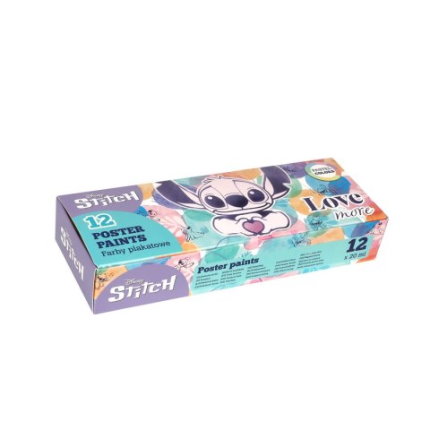 Farby plakatowe Patio Stitch Pastelowe kolor: mix 20ml 12 kolor. (91972PTR) Patio
