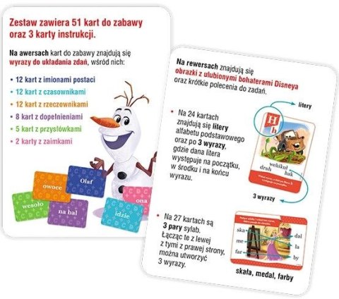 Książeczka edukacyjna Ameet Disney Uczy. Tworzę zdania i czytam. Karty (UEK 9301) Ameet Książeczka edukacyjna Ameet Disney Uczy. Tworzę zdania i czytam. Karty (UEK 9301) Ameet