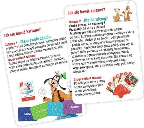 Książeczka edukacyjna Ameet Disney Uczy. Tworzę zdania i czytam. Karty (UEK 9301) Ameet Książeczka edukacyjna Ameet Disney Uczy. Tworzę zdania i czytam. Karty (UEK 9301) Ameet