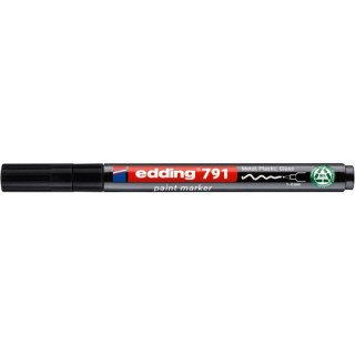 Marker olejowy Edding PCR E-791 czarny 1,0-2,0mm okrągła końcówka (ED-791PCR001) Edding