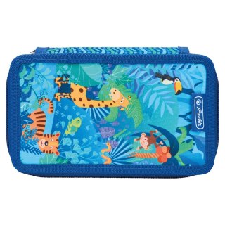 Piórnik Herlitz Potrójny Jungle safari 31 cz. (400197094) Herlitz