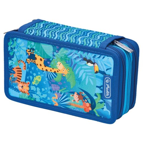 Piórnik Herlitz Potrójny Jungle safari 31 cz. (400197094) Herlitz Piórnik Herlitz Potrójny Jungle safari 31 cz. (400197094) Herlitz