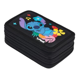 Piórnik St.Majewski STITCH Black ALOHA POTRÓJNY (z wyposażnieniem) St.Majewski