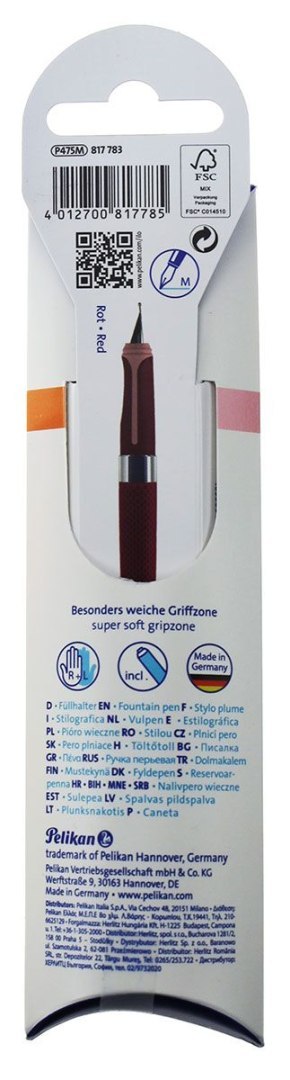 Pióro wieczne Pelikan Ilo Czerwone (817783) Pelikan Pióro wieczne Pelikan Ilo Czerwone (817783) Pelikan