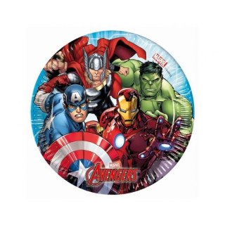 Talerz jednorazowy Godan Avengers papier śr. 200mm 8 szt (93485) Godan