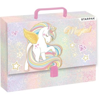 Teczka kartonowa na klips Unicorn A4 mix Starpak (493168) Starpak