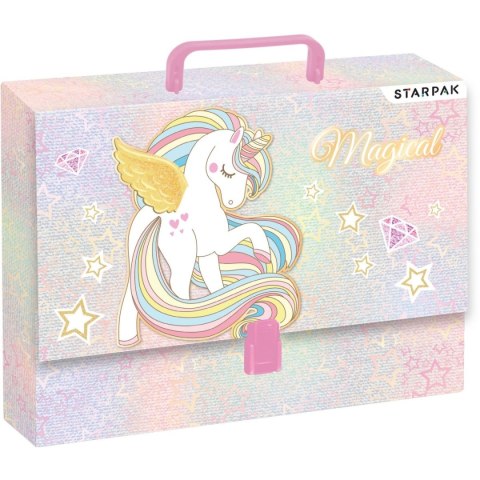 Teczka kartonowa na klips Unicorn A4 mix Starpak (493168) Starpak Teczka kartonowa na klips Unicorn A4 mix Starpak (493168) Starpak