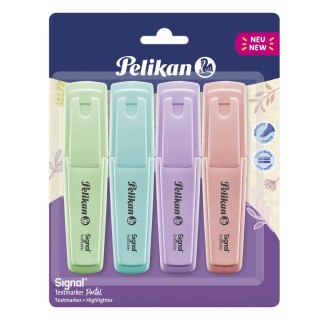 Zakreślacz Herlitz signal pastel mix 4 60078801 mix 1,0-4,5mm (300024505) Herlitz