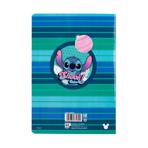 Zeszyt Patio Disney STITCH A5 32k. krata (74890PTR) Patio Zeszyt Patio Disney STITCH A5 32k. krata (74890PTR) Patio