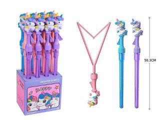 Bańki mydlane Bigtoys rozkładane 50cm jednorożec (BBAŃ0776) Bigtoys