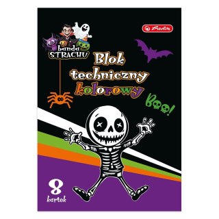 Blok techniczny Herlitz Halloween 9510119 A4 kolorowy (300024718) Herlitz