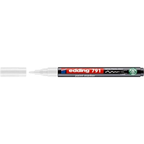 Marker olejowy Edding PCR E-791 biały 1,0-2,0mm okrągła końcówka (ED-791PCR049) Edding Marker olejowy Edding PCR E-791 biały 1,0-2,0mm okrągła końcówka (ED-791PCR049) Edding