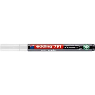 Marker olejowy Edding PCR E-791 biały 1,0-2,0mm okrągła końcówka (ED-791PCR049) Edding