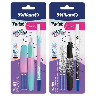 Pióro wieczne Pelikan Twist COLOR EDITION + NABOJE + zmazywacz (300010110) Pelikan