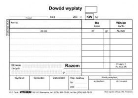 Druk samokopiujący Stolgraf A6 100k. (K2) Stolgraf