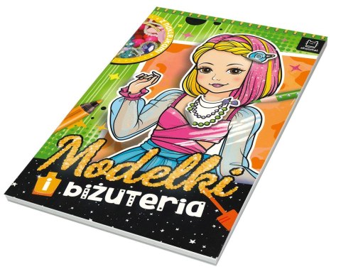 Książeczka edukacyjna Aksjomat Modelki i biżuteria. Z naklejkami Aksjomat Książeczka edukacyjna Aksjomat Modelki i biżuteria. Z naklejkami Aksjomat