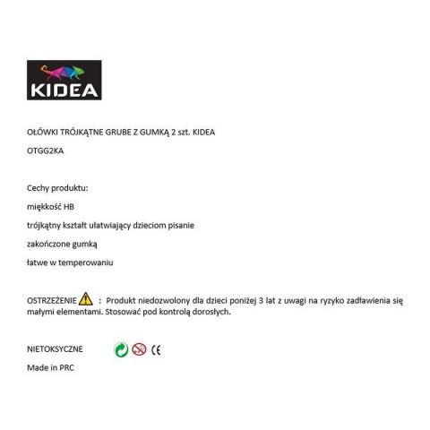 Ołówek Kidea KIDART (OTGG2KA) Kidea