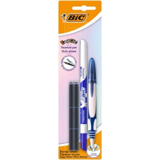 Zestaw piśmienniczy Bic Kids blister pióro+wymazywacz+6naboi 3086123662094 (993084) Bic Kids