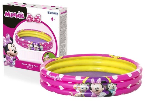 Basen Best Way dmuchany 3-pierścienie 122x25cm Disney Minnie (B91079) Best Way Basen Best Way dmuchany 3-pierścienie 122x25cm Disney Minnie (B91079) Best Way