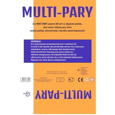 Gra edukacyjna Abino multi-party ptaki Abino Gra edukacyjna Abino multi-party ptaki Abino