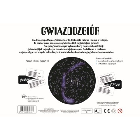 Gra planszowa Abino Palcem po mapie - gwiazdozbiór Palcem po Mapie Gwiazdozbiór Abino