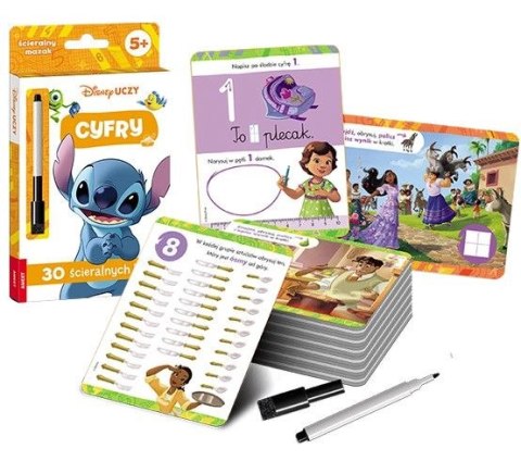 Książeczka edukacyjna Ameet Disney Uczy. Cyfry. Karty (UMK 9301) Ameet Książeczka edukacyjna Ameet Disney Uczy. Cyfry. Karty (UMK 9301) Ameet