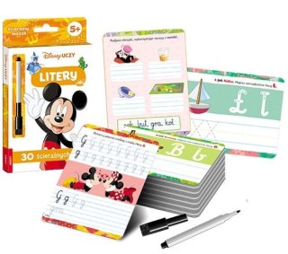 Książeczka edukacyjna Ameet Disney Uczy. Litery. Karty (UMK 9302) Ameet