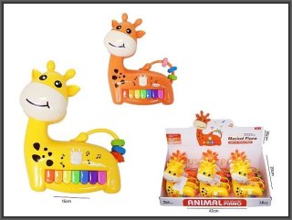 Pianino Hipo żyrafa 16cm 2 kolory (H13866) Hipo
