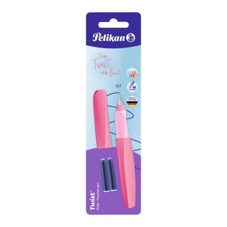 Pióro wieczne Pelikan Twist P457 + 2 naboje Berry Pink (300010116) Pelikan