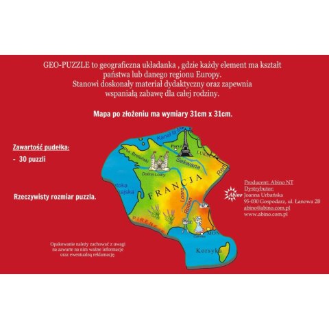 Puzzle (nd) geo puzzle Europa 30 el. (nd) Puzzle (nd) geo puzzle Europa 30 el. (nd)