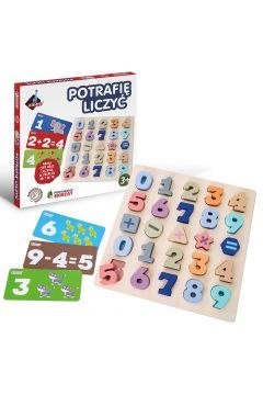 Zabawka edukacyjna Askato Pomysłowy skrzat potrafię liczyć (118246) Askato
